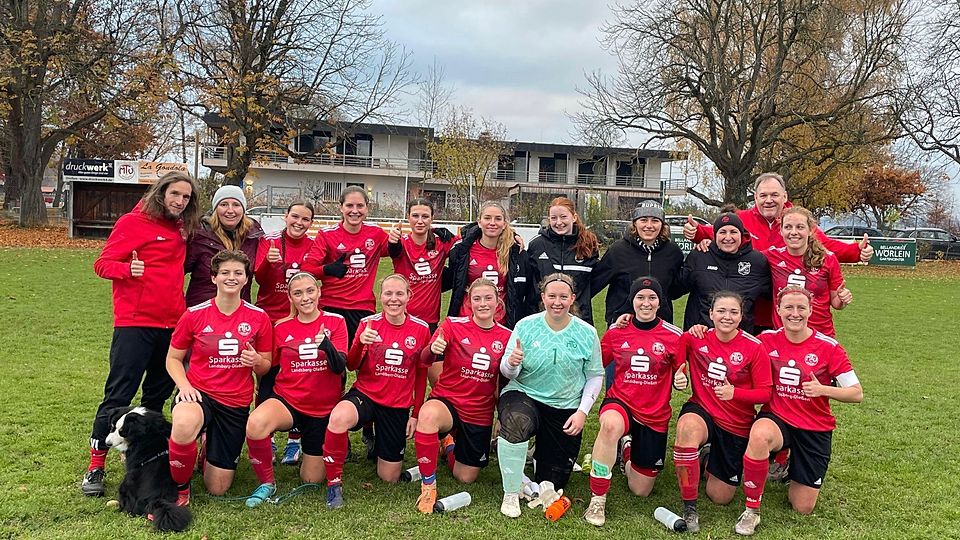 Zufrieden mit einem Punktgewinn: die Mädels vom MTV Diessen