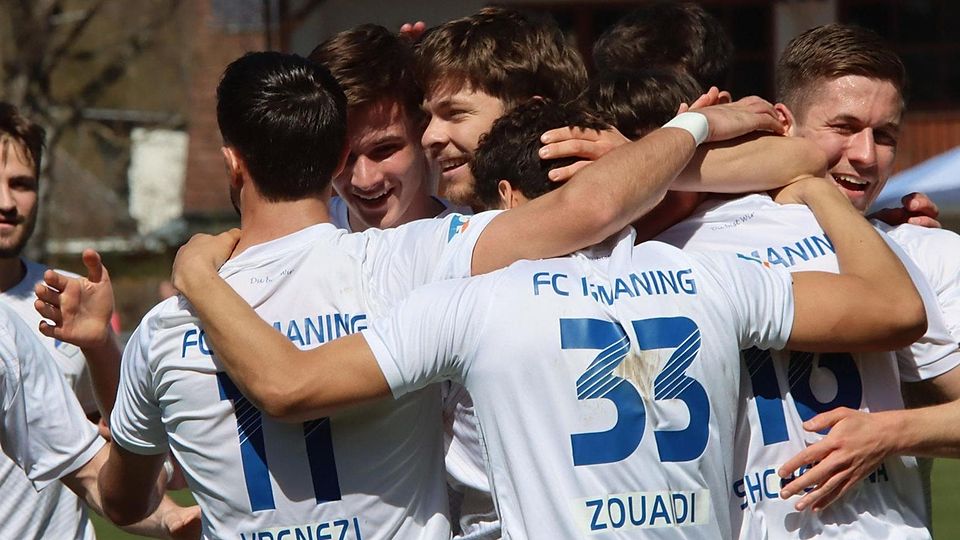 Jubel erwünscht: Ismaning will den Verbleib in der Bayernliga vorzeitig in trockene Tücher bringen.