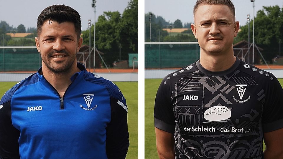 Emanuel Maier (li.) und Florian Ibel sind nicht mehr für das A-Klassenteam des TSV Frontenhausen verantwortlich 