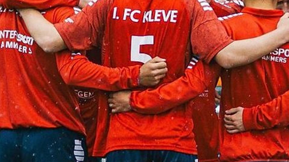 Die C-Junioren des 1. FC Kleve sind in die Niederrheinliga aufgestiegen.