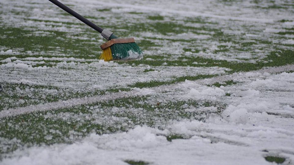 Zahlreiche Partien in Südhessen fielen am Sonntag den Wetterbedingungen zum Opfer.