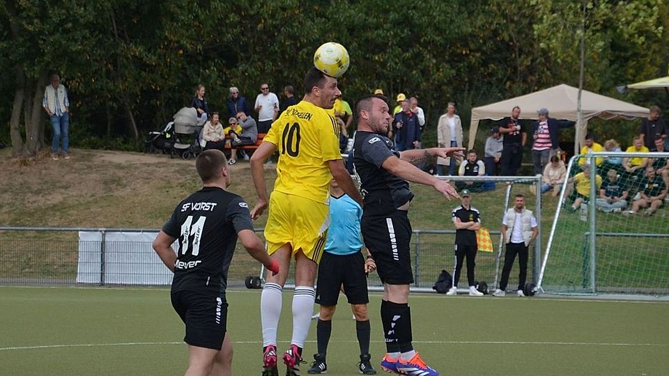 Aktuell kämpfen die Sportfreunde Vorst und der SV Rosellen um Rang zwei in der Kreisliga A Grevenbroich-Neuss. 