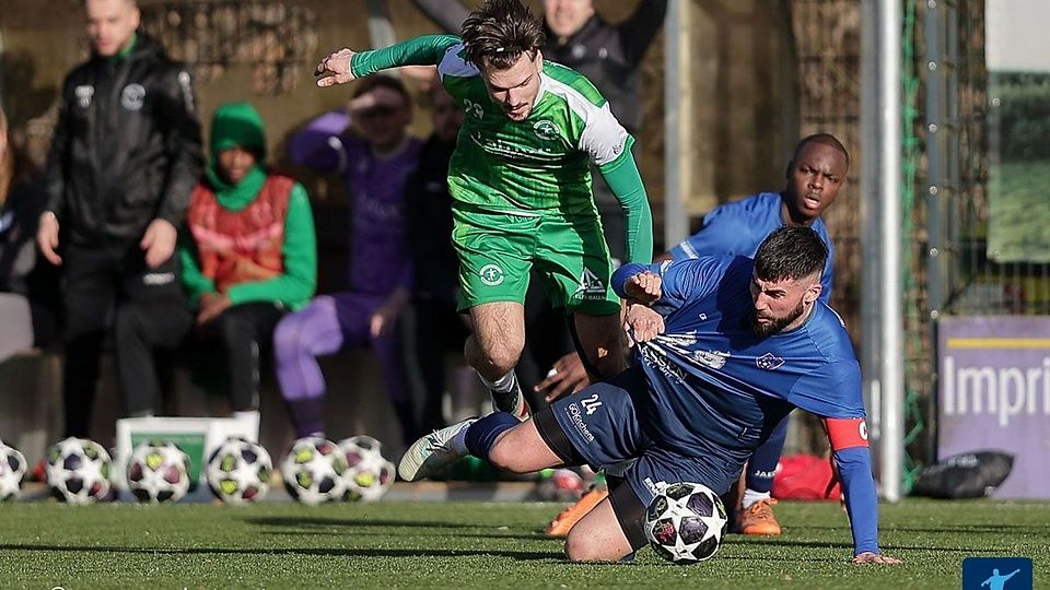 Harlingen (in grün) setzte sich im Topspiel durch