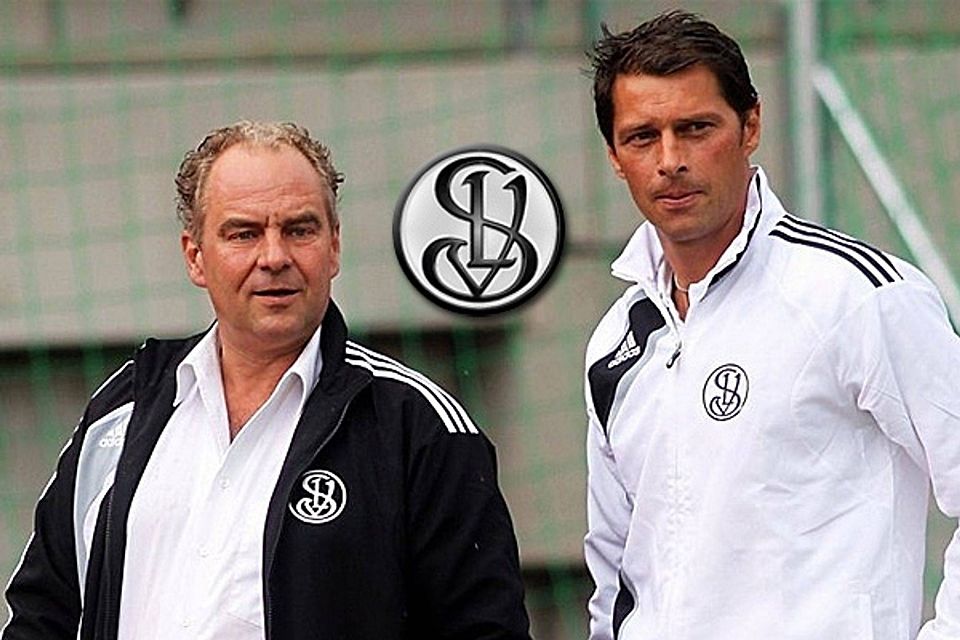 Ihre Wege trennen sich: Landshuts  Sportleiter Manfred Maier (links) und Trainer Alexander Kutschera.