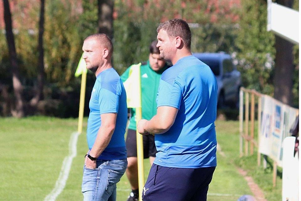 Das Trainerduo Malte Hempel und Andre Matties hatte ein goldenes Händchen bei der Einwechslung von Denny Franz.