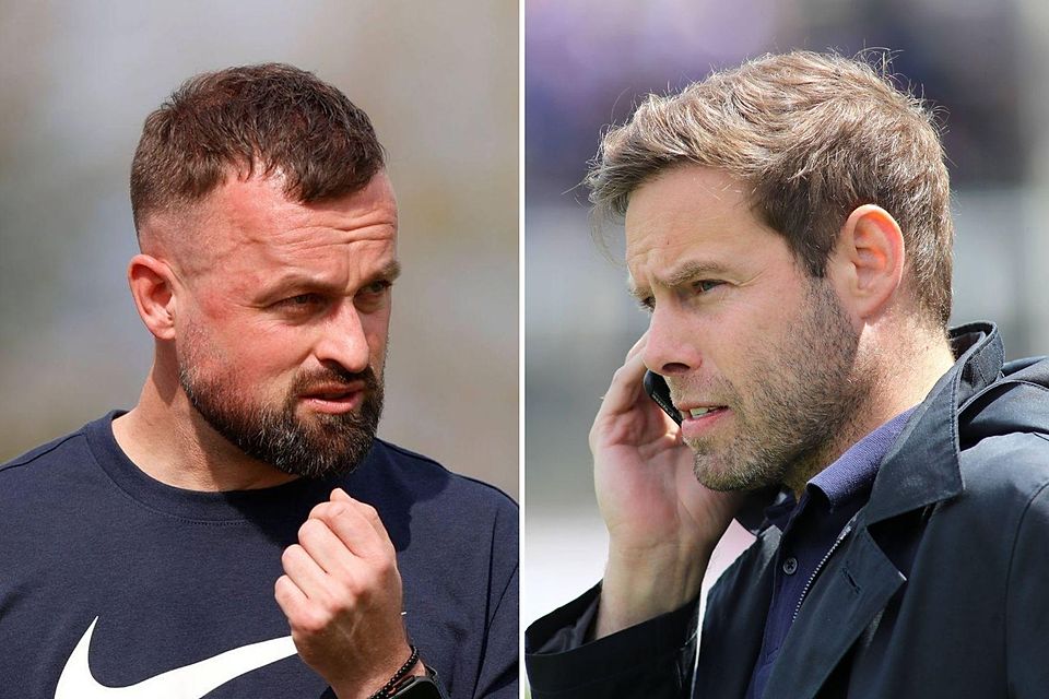 „Wir würden gerne mit ihm weiterarbeiten“, sagte Dr. Christian Werner über Felix Hirschnagl (l.), dessen Vertrag beim TSV 1860 München aus läuft.