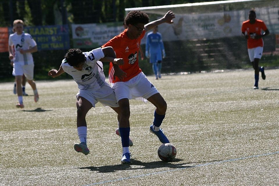 Nach zwei Treffern in der Vorwoche erzielte Jason Omogie alle drei Treffer gegen Anrath. 