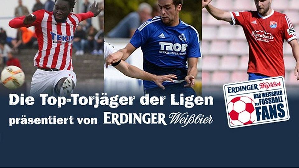 Drei treffsichere Stürmer: Jerome Faye,Oliver Duchale und Stephan Hain (v. li. n. re.) Fotos: Krieger und Leifer