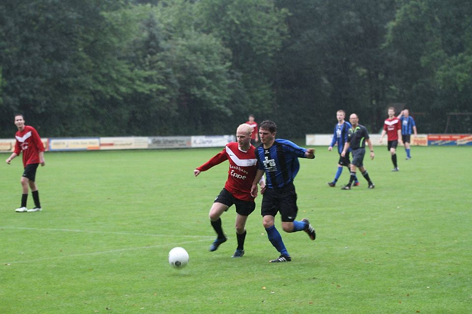 3:1-Sieg für Bernd Hormann (l.) und SV Teglingen. Foto: Albrecht