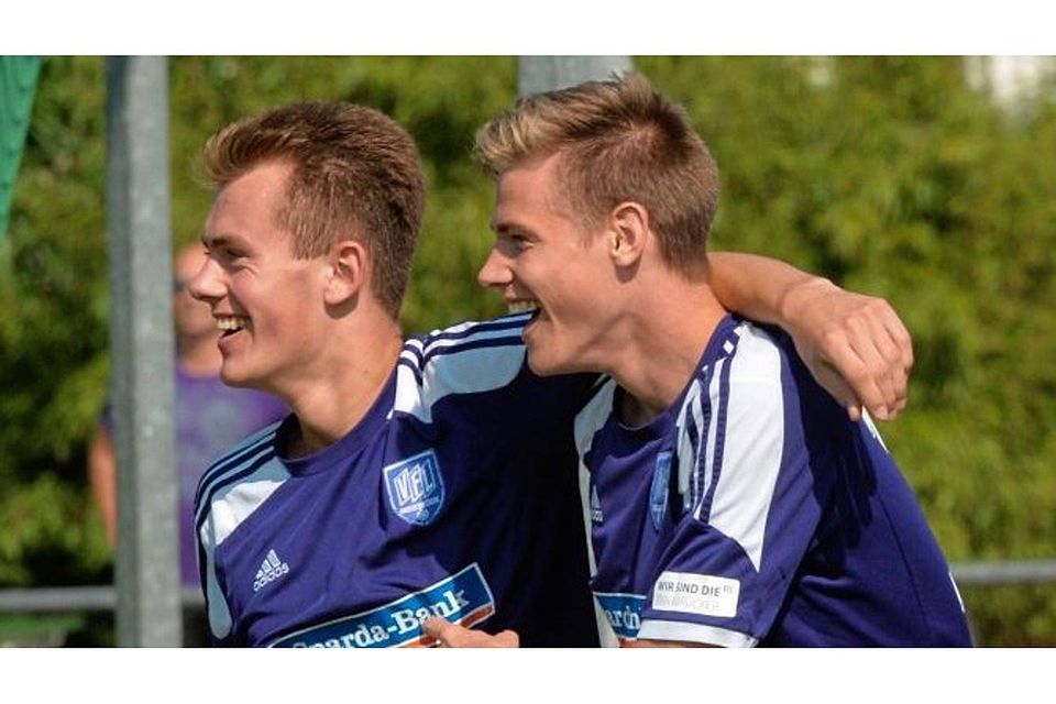 Grund zum Jubeln hatten Jonas Burke (links) und Steffen Tigges in der vergangenen Saison reichlich. Foto: Helmut Kemme