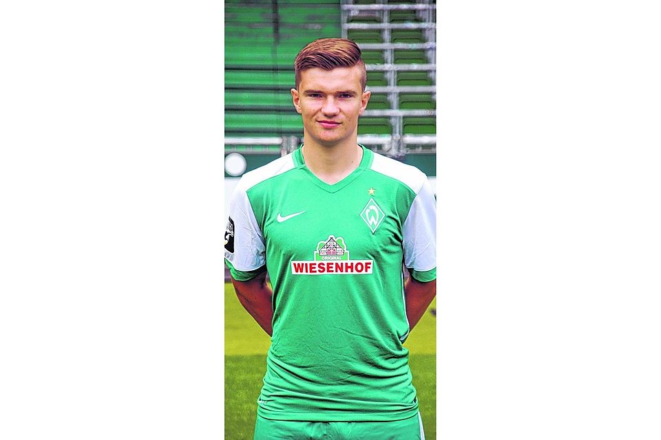 Björn Rother schaffte den Sprung vom SV Breinig zu Werder Bremen, wo er momentan in der 3. Liga kickt.Foto: David Kühn