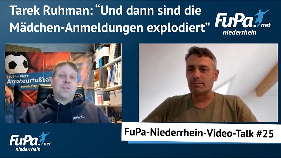 Im Talk spricht Tarek Ruhman über den sensationellen Zulauf in der Mädchenabteilung der Sportfreunde Walsum 09.