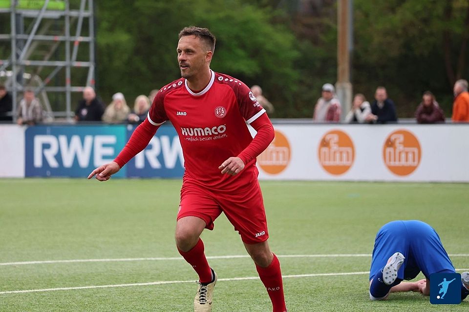 Top-Torjäger Platzek will auch im Spiel gegen Tabellenführer Klosterhardt jubeln