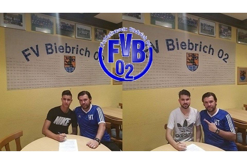 Die beiden Neuzugänge des FVB: Francesco Nocera (links) und Onur Atlun (rechts). Foto: Hakan Tutkun