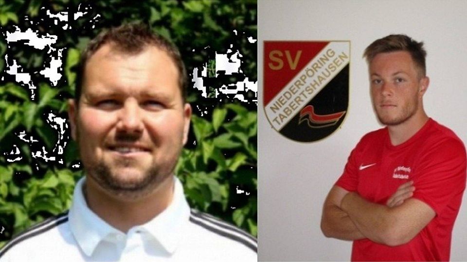 Dominik Vallet (li.) unterstützt zur neuen Saison in Niederpöring Spielertrainer Julian Mauerer. F.:Siering/Gigl