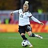Ein Bild aus dem Oktober 2016: Julia Šimić im Einsatz für die deutsche Frauen-Nationalmannschaft im Testspiel gegen die Niederlande.