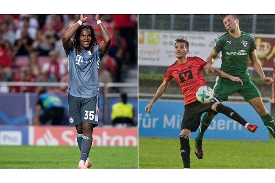 Renato Sanches in Lissabon, Daniel Willberger in Traunstein - beide Mittelfeldspieler trafen bei der Rückkehr in ihre alte Heimat. F: dpa/Lehmann
