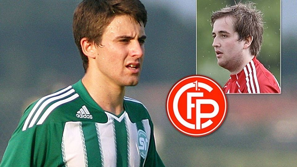 Michael Eibl und Matthias Lippert kommt vom SV Schalding-Heining zum 1.FC Passau   Foto:Wagner
