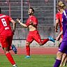 Ein Tor gelang Fatjon Celani im Buchbach-Trikot: Gegen den TSV Schwaben Augsburg traf er zum wichtigen 2:0.