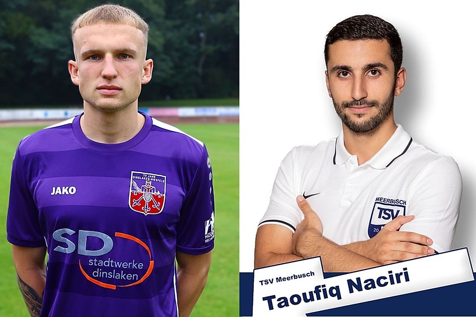 Pablo Overfeld (l.) und Taoufiq Naciri wechseln nach Homberg.