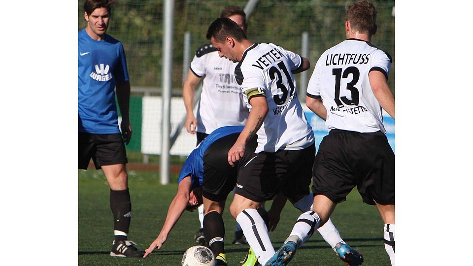 Trägt wie Bastian Schweinsteiger die 31 auf dem Rücken: Joachim Vetter vom SV Mergelstetten. FOTO: HEIDENHEIMER ZEITUNG