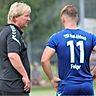 Dietmar Beyer (links) hört zum Jahresende als Sportlicher Leiter bei Fußball-Landesligist TSV Bad Abbach auf. Foto: Roloff