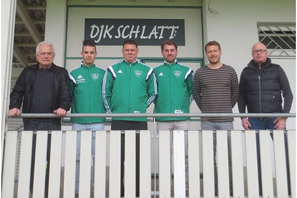 von links Ottmar Seywald (1.Vorstand Verwaltung), Oliver Fabri, Hans Fabri, Dennis Fabri, Stephan Zeller (1.Vorstand Organisation), Andreas Zeller (1.Vorstand sportliche Leitung) | Foto: Verein