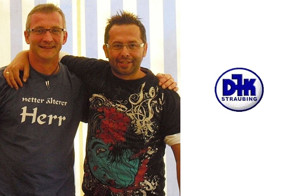Co-Trainer Michael Scherm und Trainer Peter Semmelmann. (v. li.)