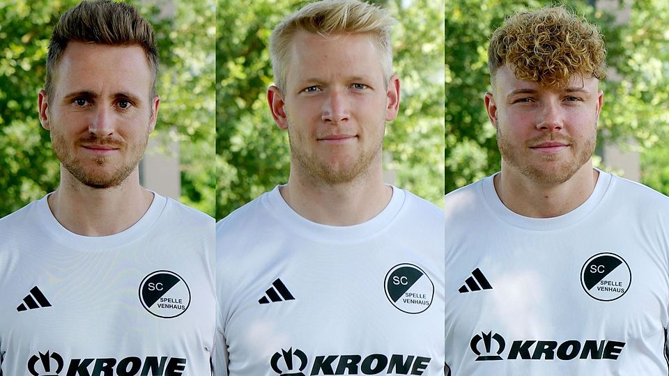 Das Titelfoto zeigt Torben Stegemann, Christoph Ahrens und Jannik Landwehr (v.l.). 