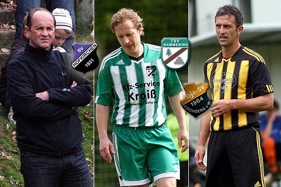 Wer hat die besseren Nerven von den drei Trainern : Josef Stadler, Markus Lux oder Günther Sagerer ?     Foto-Montage : Michael Wagner