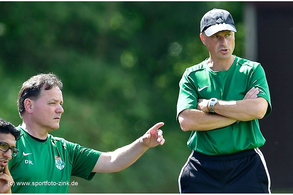 Nicht mehr Trainer bei Dergahspor: Rainer Gerlitz (rechts). Links: Dieter Rebel. F: Zink