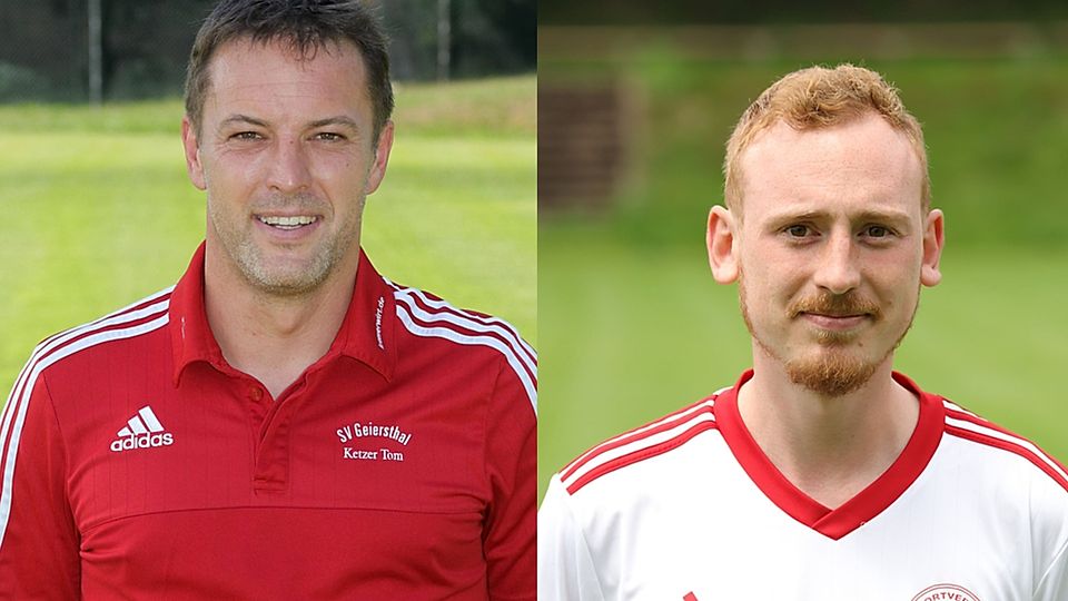 Thomas Ketzer (li.) und Tobias Oisch soll den SV Geiersthal als Interims-Trainerduo zum Klassenerhalt führen 