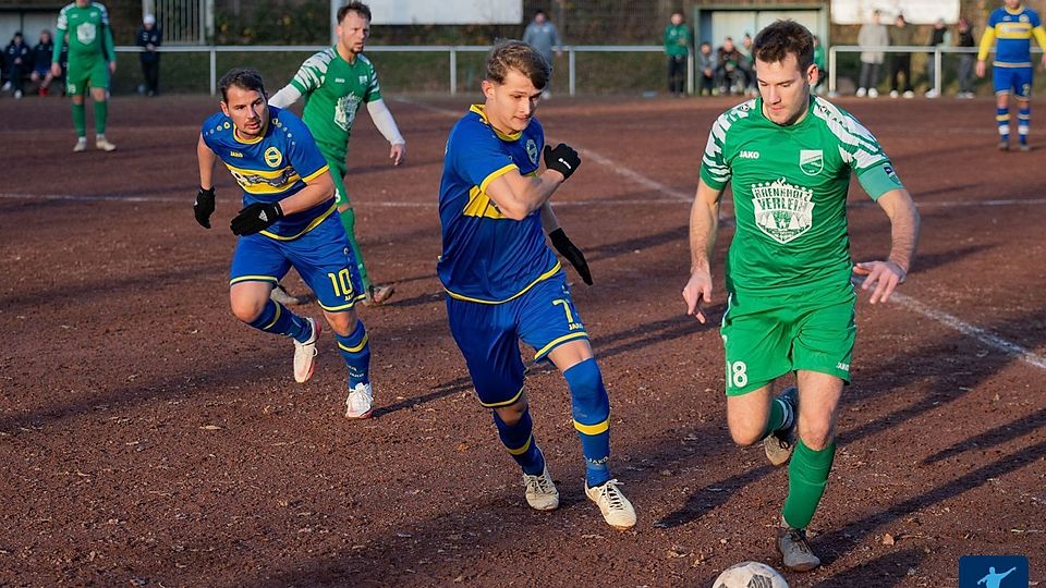 Rheinhausen gegen Alpen.