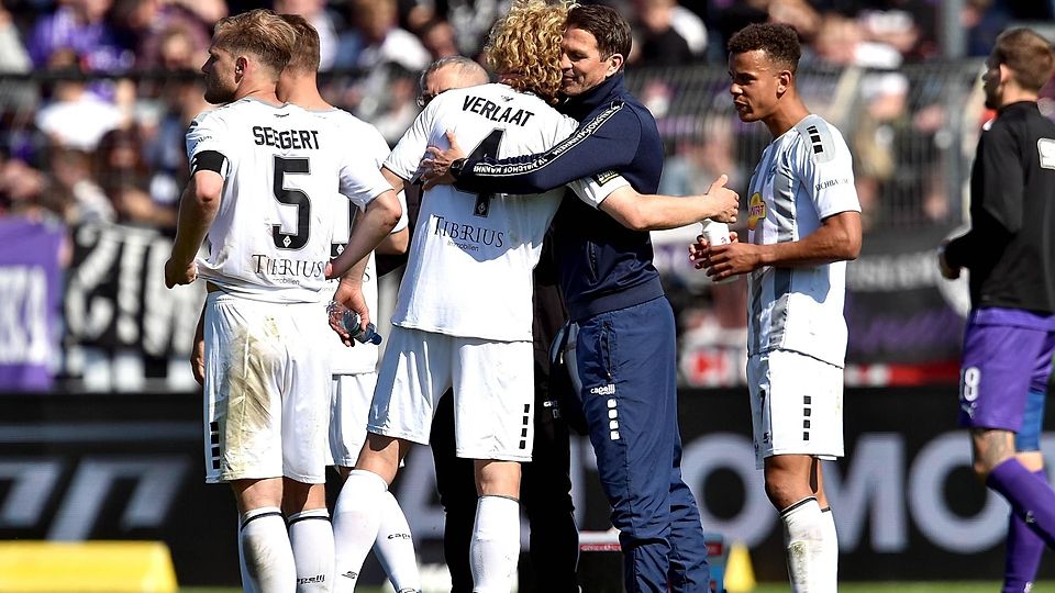 1860-Kapitän Jesper Verlaat und Trainer Markus Glöckner bildeten schon bei Waldhof Mannheim eine Einheit.