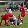 FB LL Forstinning (rot) von links Luca Mancusi , Dzemo Sefidanoski.  ----  vs Murnau