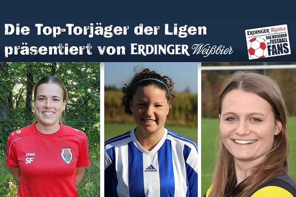Sandra Funkenhauser (l.) wurde von Julia John überholt. Carina Sedlmeier (mi.) und Verena Kiermeier (re.) teilen sich den dritten Platz