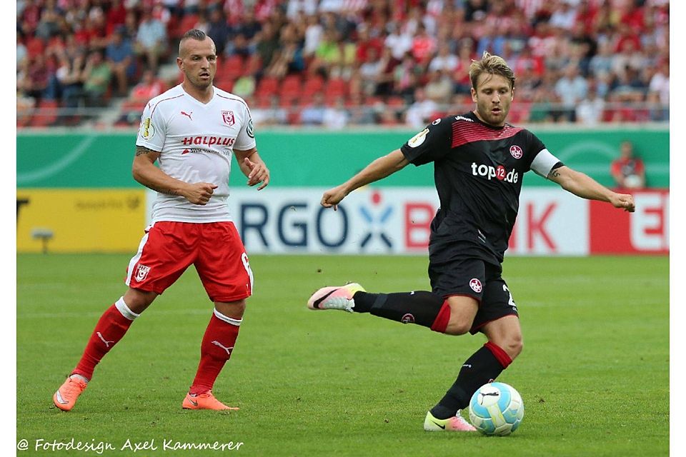 Nach dem Sieg in Runde eins gegen Kaiserslautern trifft der HFC (in weiß) heute auf den Hamburger SV.    F: Kammerer
