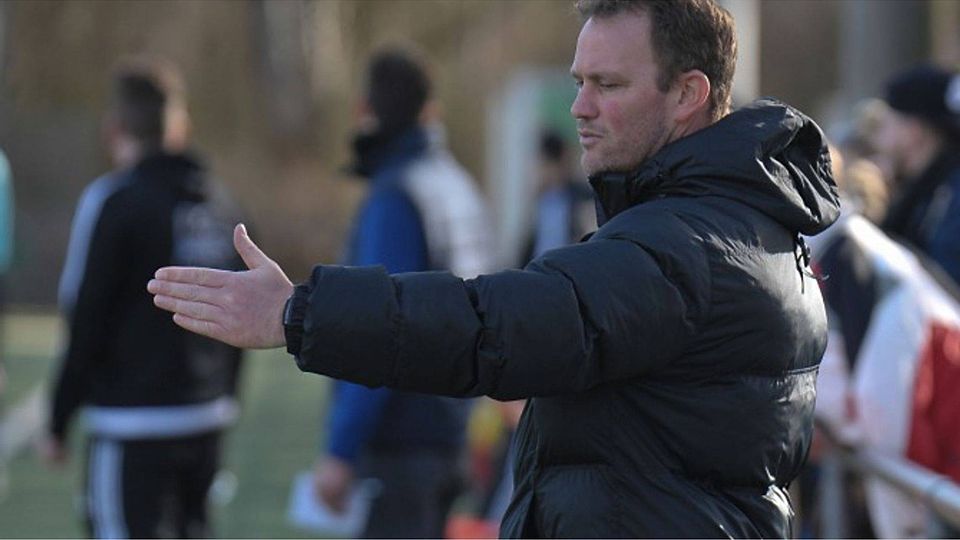 Mit klaren Anweisungen zum Erfolg: Hadamar Coach Torsten Kierdorf (F: Klein)