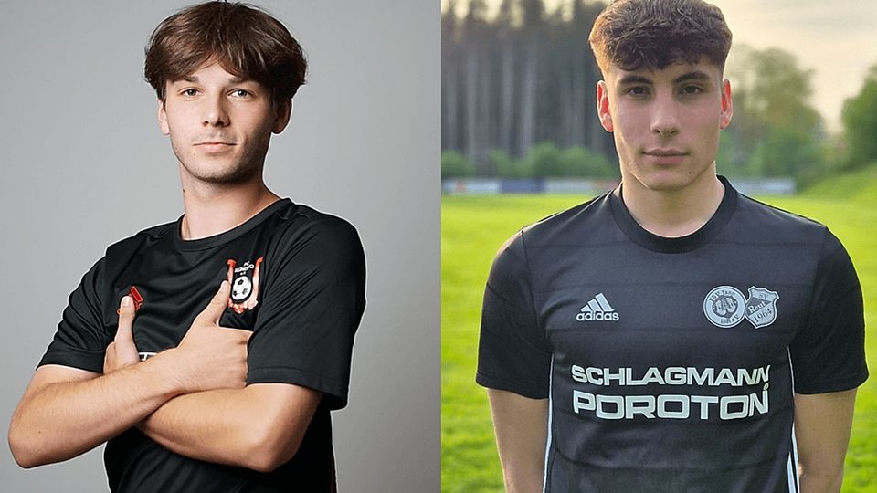 Lukas Edhofer (li.) und Florian Holzberger haben sich in der Winterpause von ihren bisherigen Klubs verabschiedet 