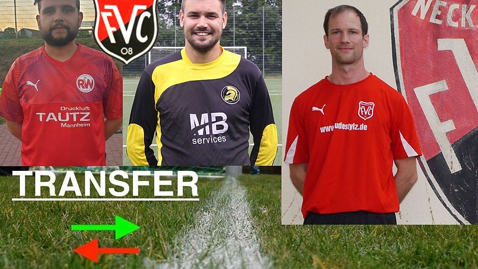 Manuel Fuchs (r.) verlässt Neckarhausen. Neuzugänge sind dagegen unter anderem Sven Antos (l.) und Kevin Mayer.