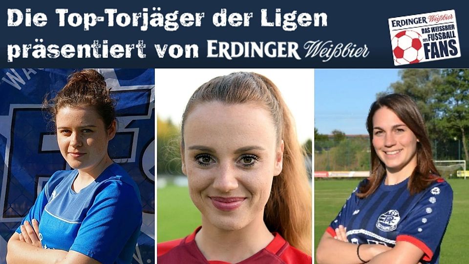 Sind im Rennen um 15 Kisten ERDINGER Weißbier: Julia Stieglmeier, Lisa Maier und Lisa Feil (v.l.n.r.)