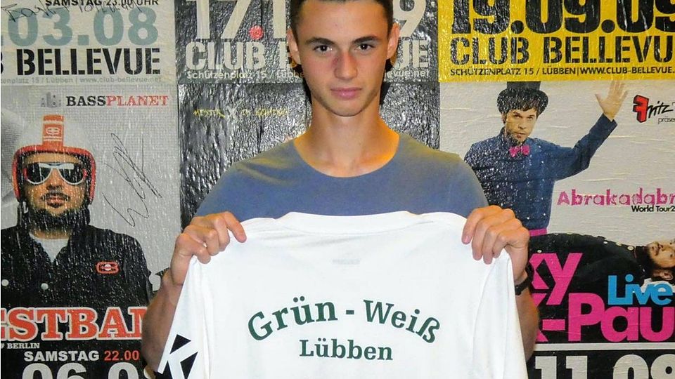 Enea Kotrri wechselt von der U19 des FC Energie Cottbus zum SV Grün-Weiß Lübben.