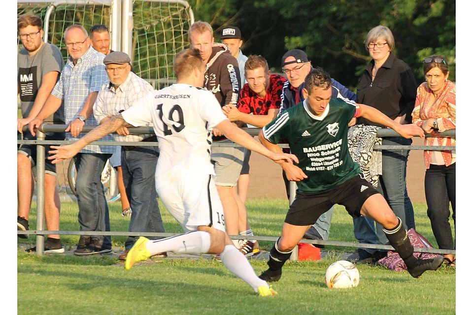 Die Sportfreunde Oberau (am Ball Maximilian Fischer) spielen beim Hammersbach-Cup in Marköbel in der gleichen Gruppe wie der SC Viktoria Nidda.	Foto: su