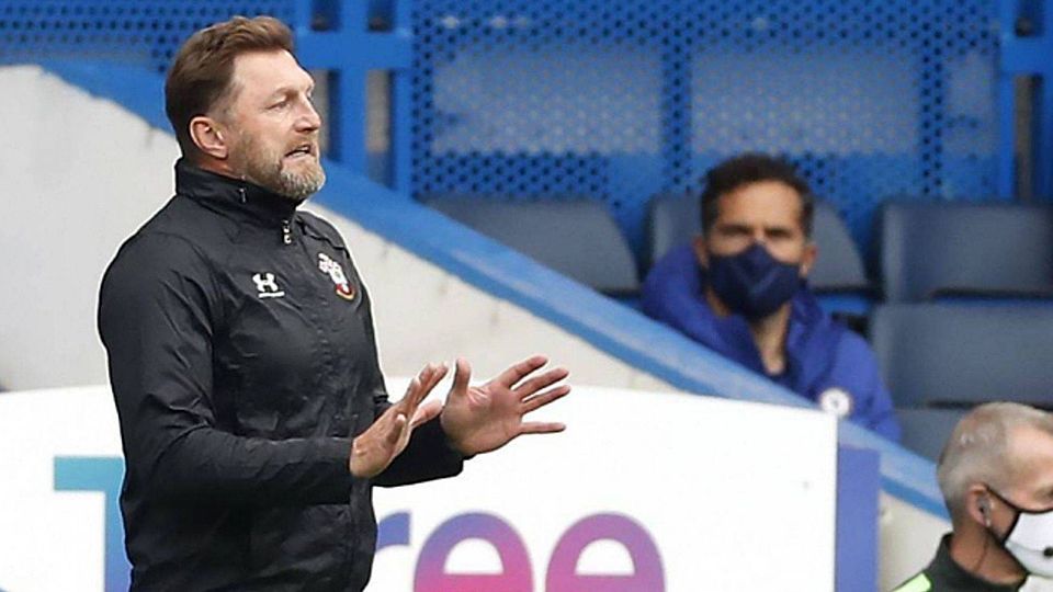 „We love Ralphy“: Bei des Fans des FC Southampton steht Trainer Ralph Hasenhüttl (l.), einst Coach der SpVgg Unterhaching, hoch im Kurs.