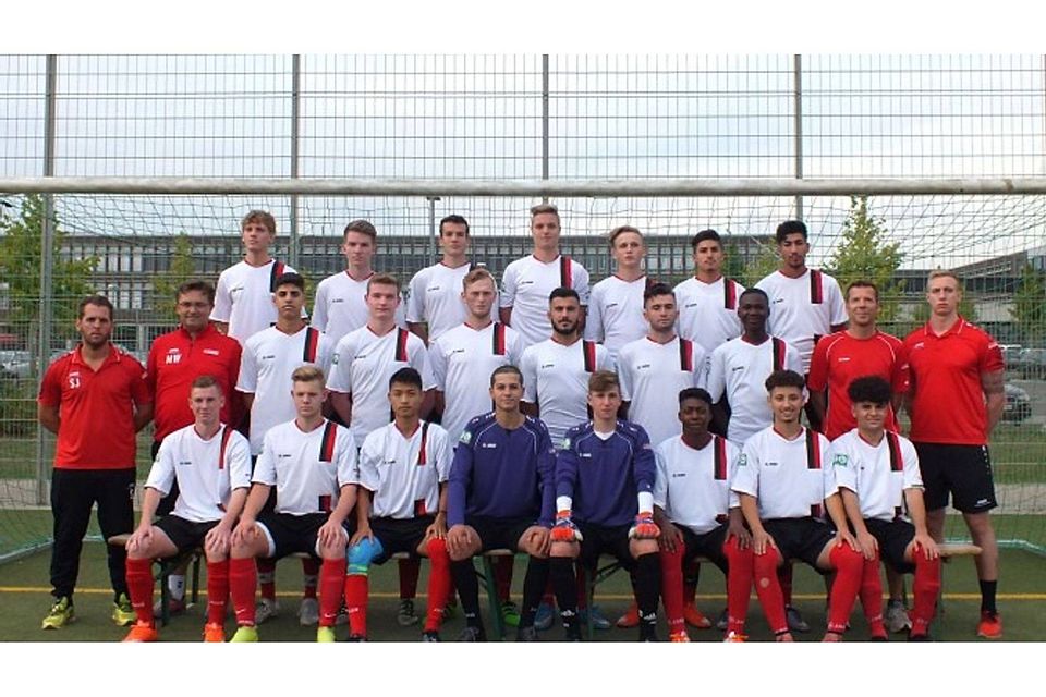 Das junge A-Jugend-Team des FC Rheinsüd