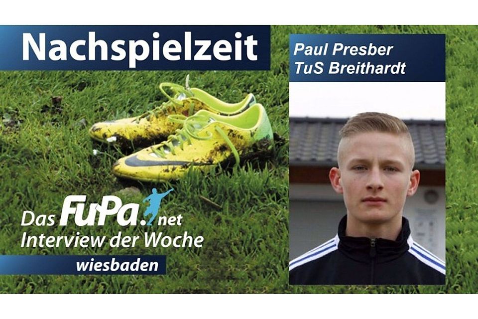 In dieser Woche bei "Nachspielzeit": Paul Presber vom TuS Breithardt. F: FuPa/Parker