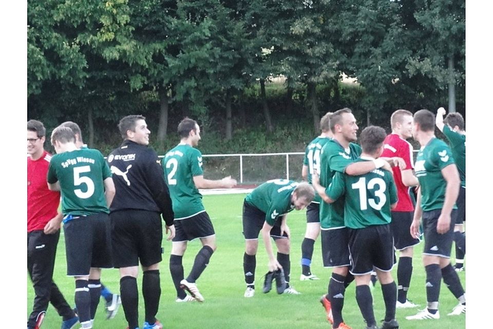 Auch im Heimspiel gegen den TSV Bindlach konnte die SpVgg Wiesau feiern. Die Gehard-Elf konnte mit einem 1:0 als Sieger bom PLatz gehen. F: Sven Selch