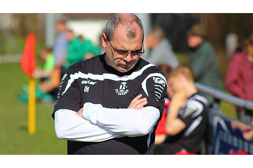 Sein Team will die Hürde Thüle nehmen: Gesekes Trainer Ralf Heider.