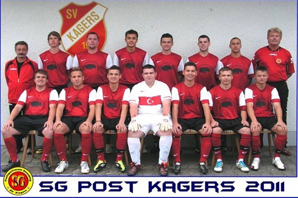 Die jüngste Mannschaft der Liga: SG Post Kagers 2011 (Altersdurchschnitt 18,56 Jahre)