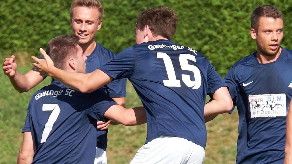 Eingeschworener Haufen: Der Teamgedanke wird bei den Fußballern des Gautinger SC groß geschrieben.